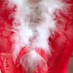 Vicky Stark Christmas Lingerie Try On Video