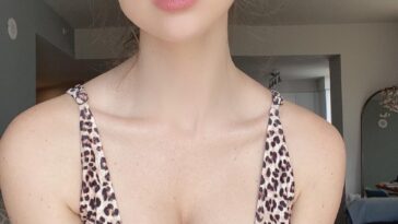 amanda cerny leopard print bikini onlyfans set leaked QGFRWN