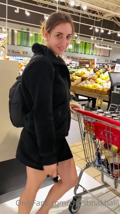 christina khalil shopping ass flash onlyfans video leaked FEALGN