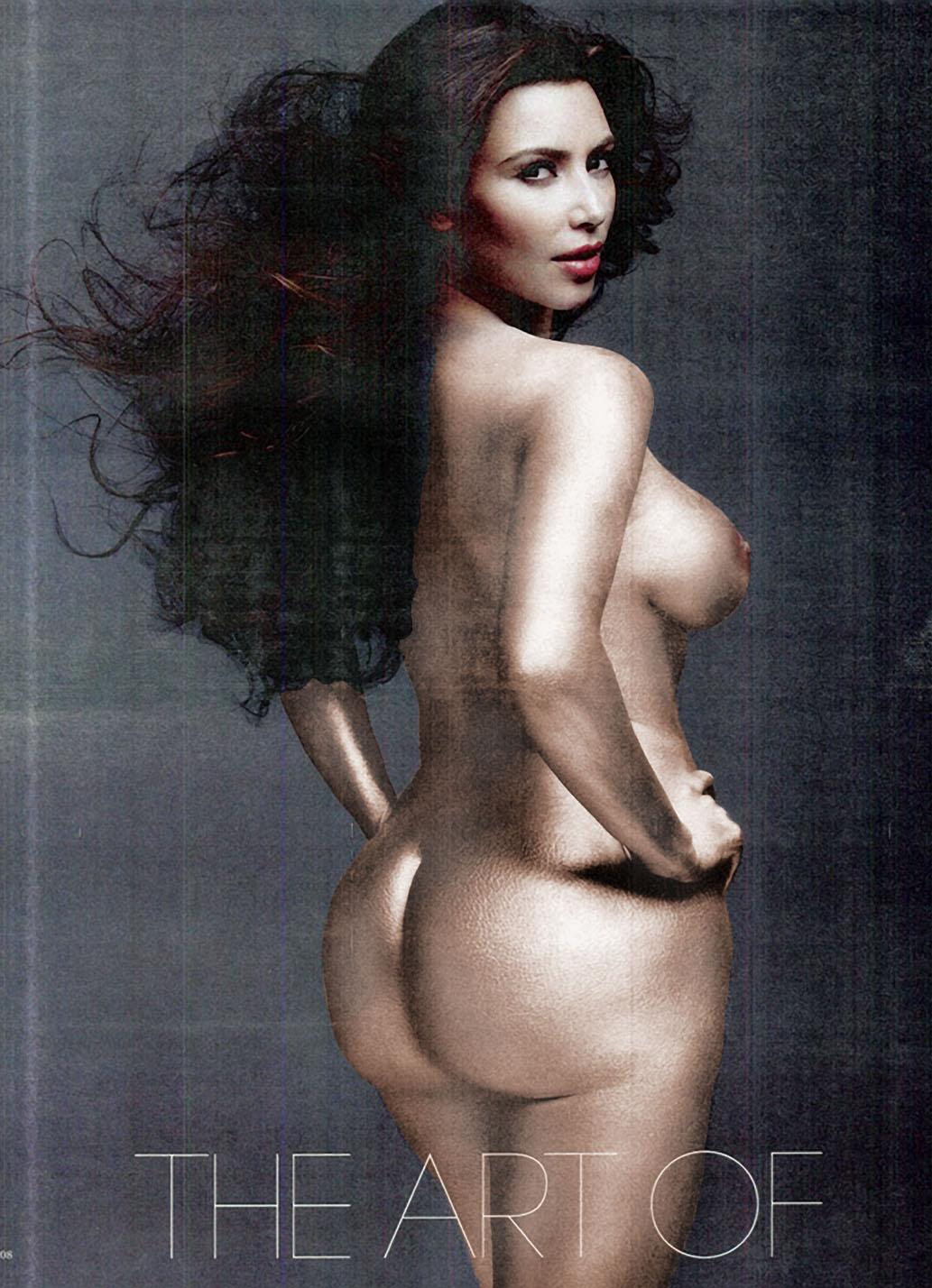 kim kardashian nude body paint photoshoot leaked JVZNIP