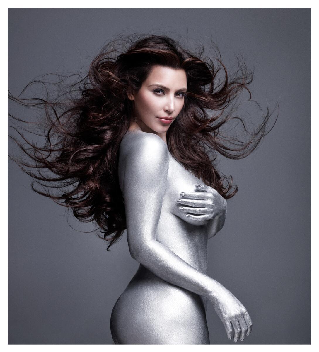 kim kardashian nude body paint photoshoot leaked MUNLLG