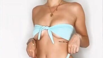 lea elui deleted bikini try on video leaked NAPJUV
