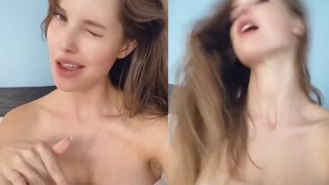 Amanda Cerny Nipple Slip Bed Video Leaked