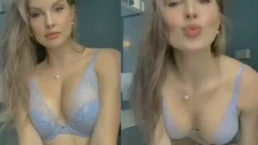 Amanda Cerny Sexy Lingerie Tease Video Leaked