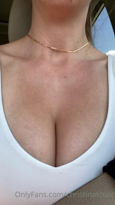 christina khalil car boobs teasing onlyfans video leaked RBTBWO