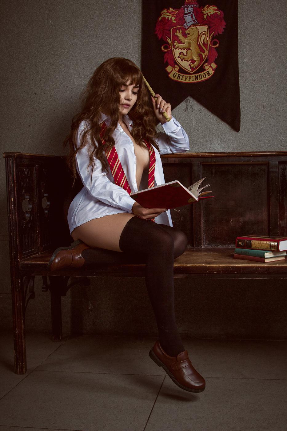 kalinka fox hermione harry potter cosplay set leaked QILFJC
