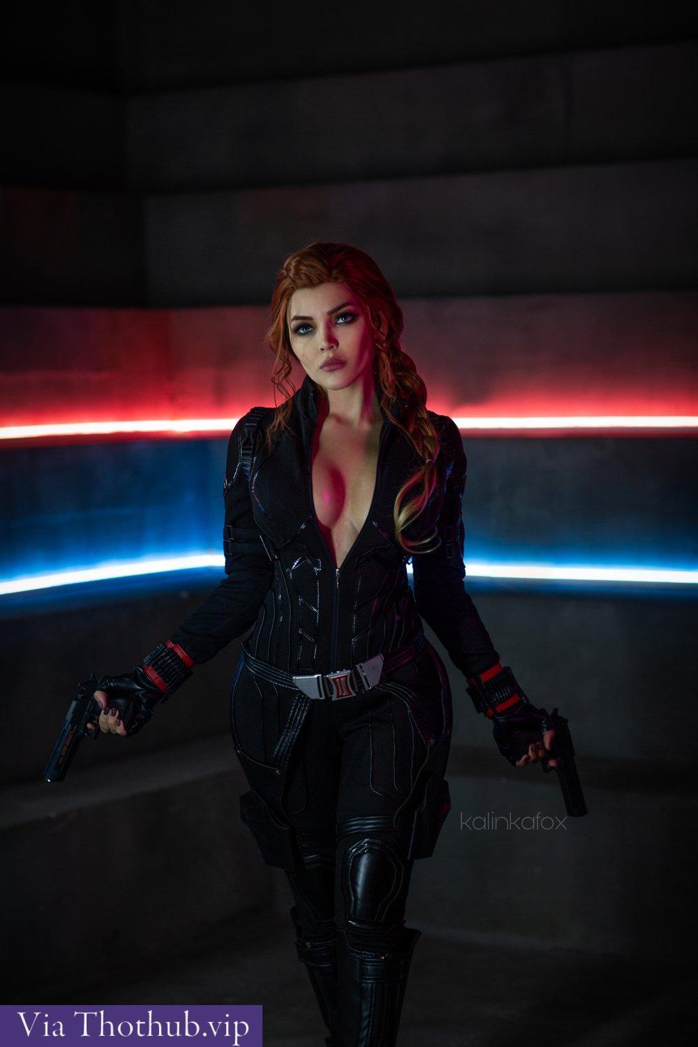 kalinka fox nude black widow cosplay patreon set leaked DBWPDJ
