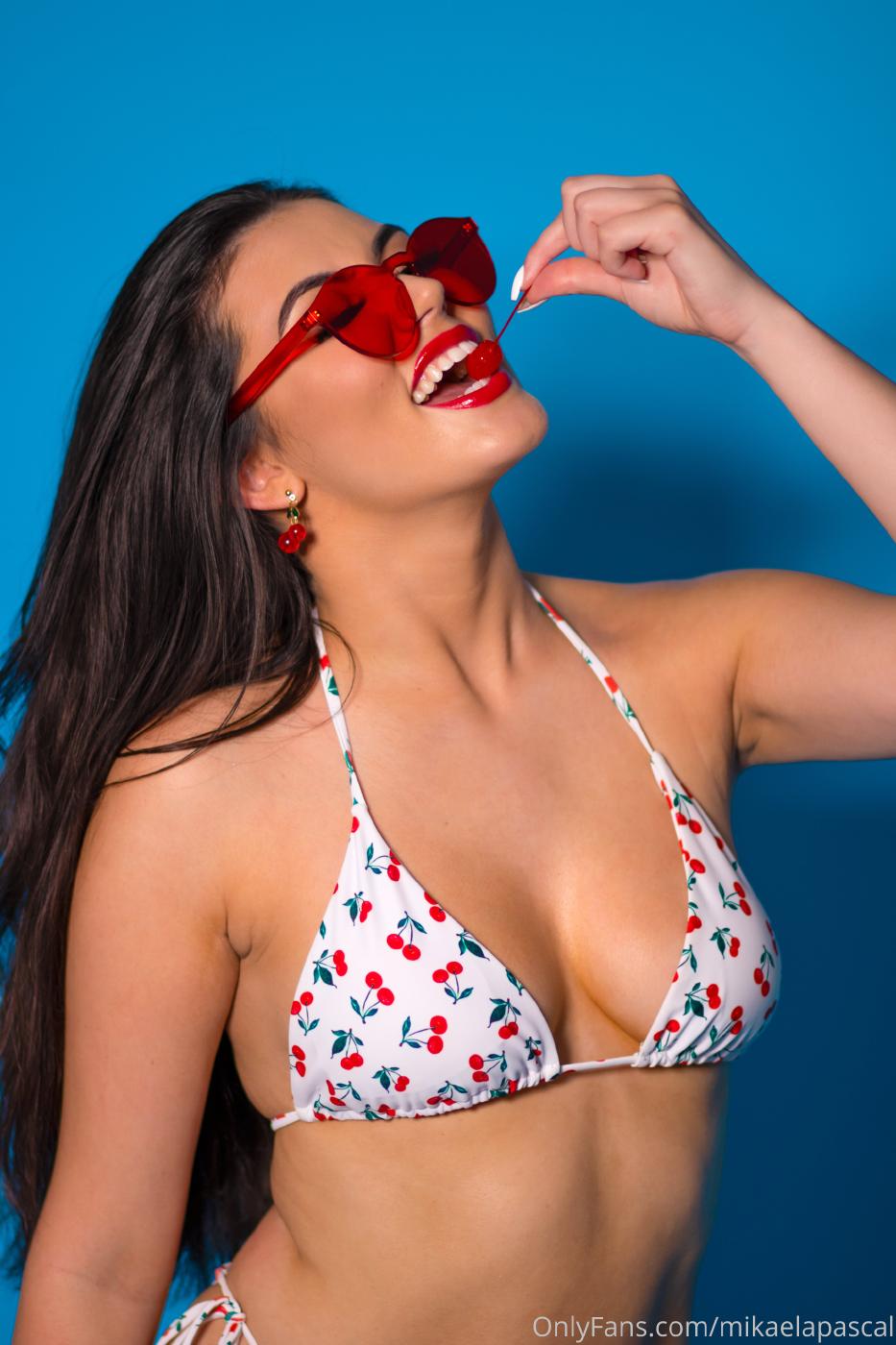 mikaela pascal cherry bikini onlyfans set leaked IQIOJA