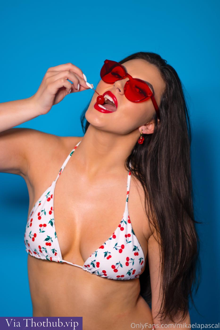 mikaela pascal cherry bikini onlyfans set leaked IXBUHE
