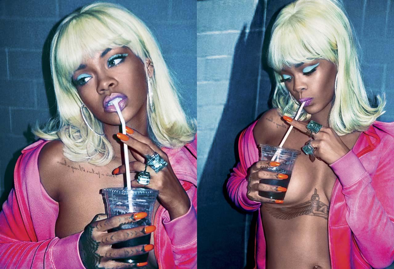 Topless Set Photoshoot Rihanna Nude Leaked Magazine 8 Nickelodeon