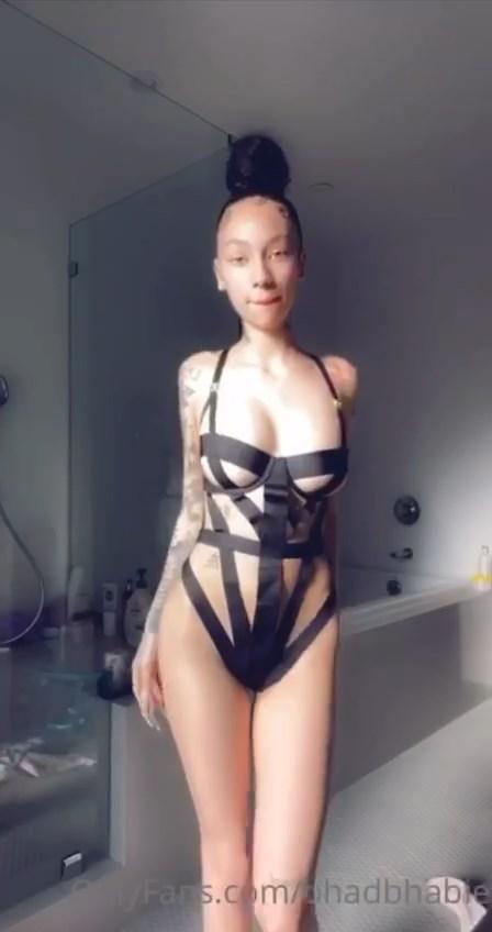 bhad bhabie thong straps bikini onlyfans video leaked ZBABGY