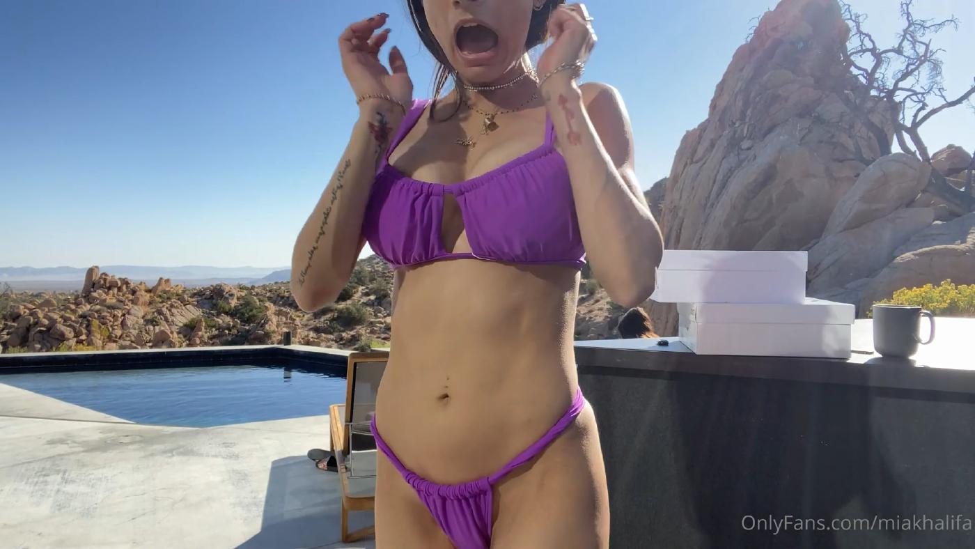 mia khalifa bikini modeling outtakes video leaked DEHWGG