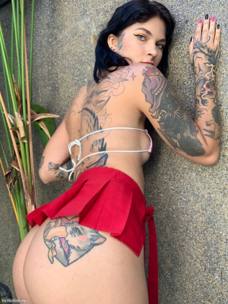 Alice BrownTattoo Alice Celebrity leaked Nudes Thothub.vip 14