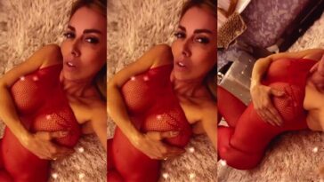 Emanuela Botto Nude Red Lingerie Teasing Video Leaked