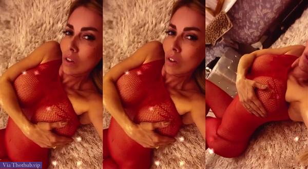 Emanuela Botto Nude Red Lingerie Teasing Video Leaked