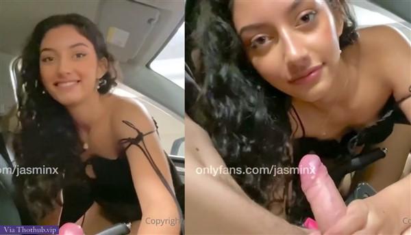 Jasminx Blowjob Fucking in Car Porn Video Leaked