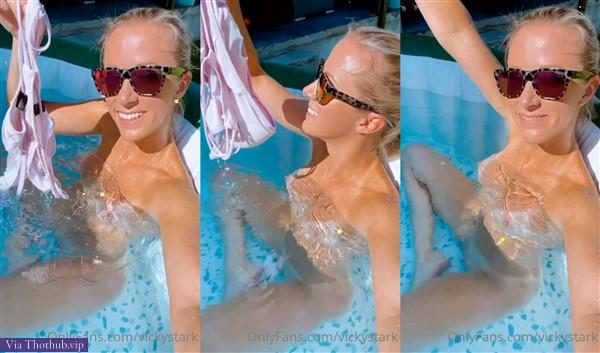 Vicky Stark Nude Hot Tub Video Leaked