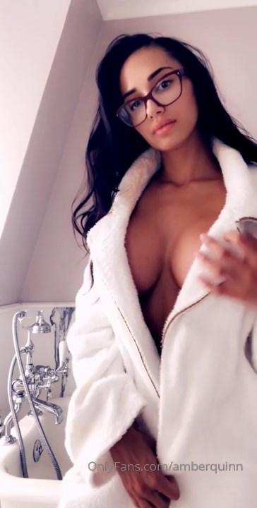 amber quinn nude robe strip onlyfans video leaked RFJEUD