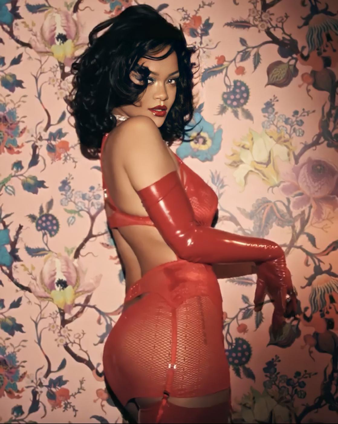 rihanna see through lingerie photoshoot set leaked EMAGXD