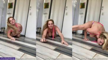 AllisonNYC Nude Hanging Tits Video Leaked