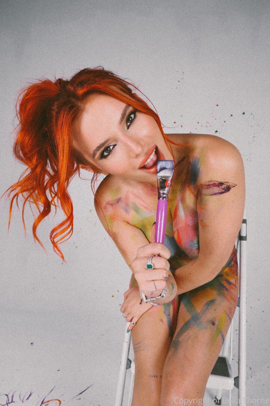 bella thorne nude body paint onlyfans set leaked PEKBEW