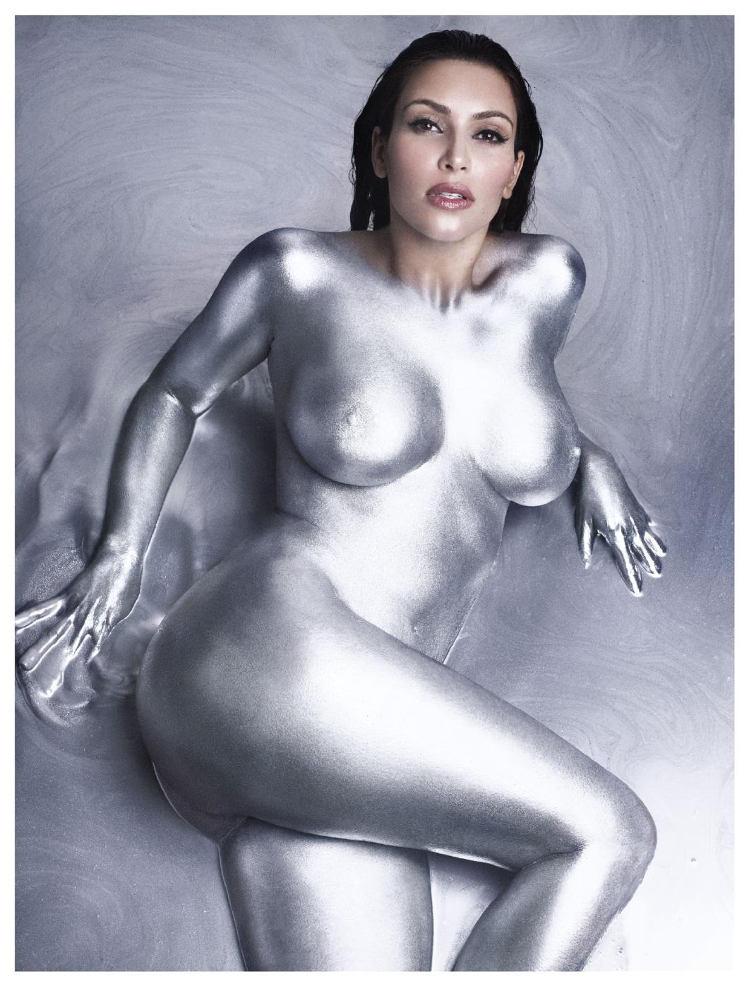 kim kardashian nude body paint outtakes set leaked REKZLW