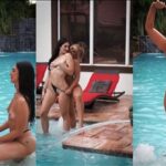 Paige VanZant Nude Teasing in Pool Video Leaked