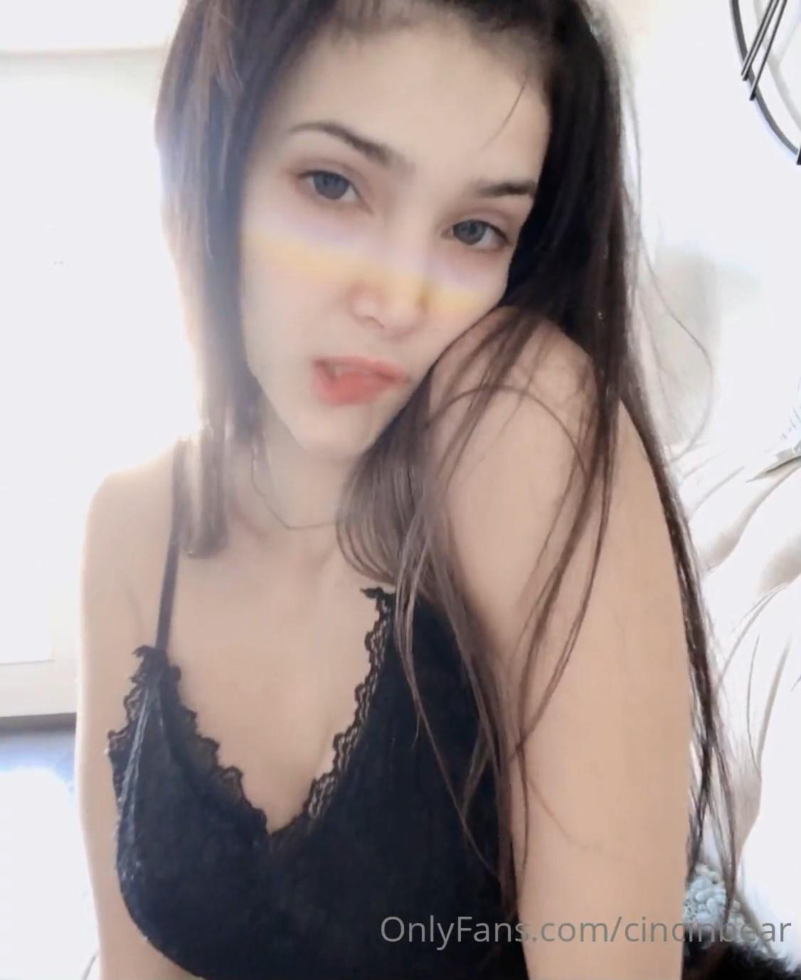 cincinbear sexy lingerie boob play onlyfans video leaked AODHJE