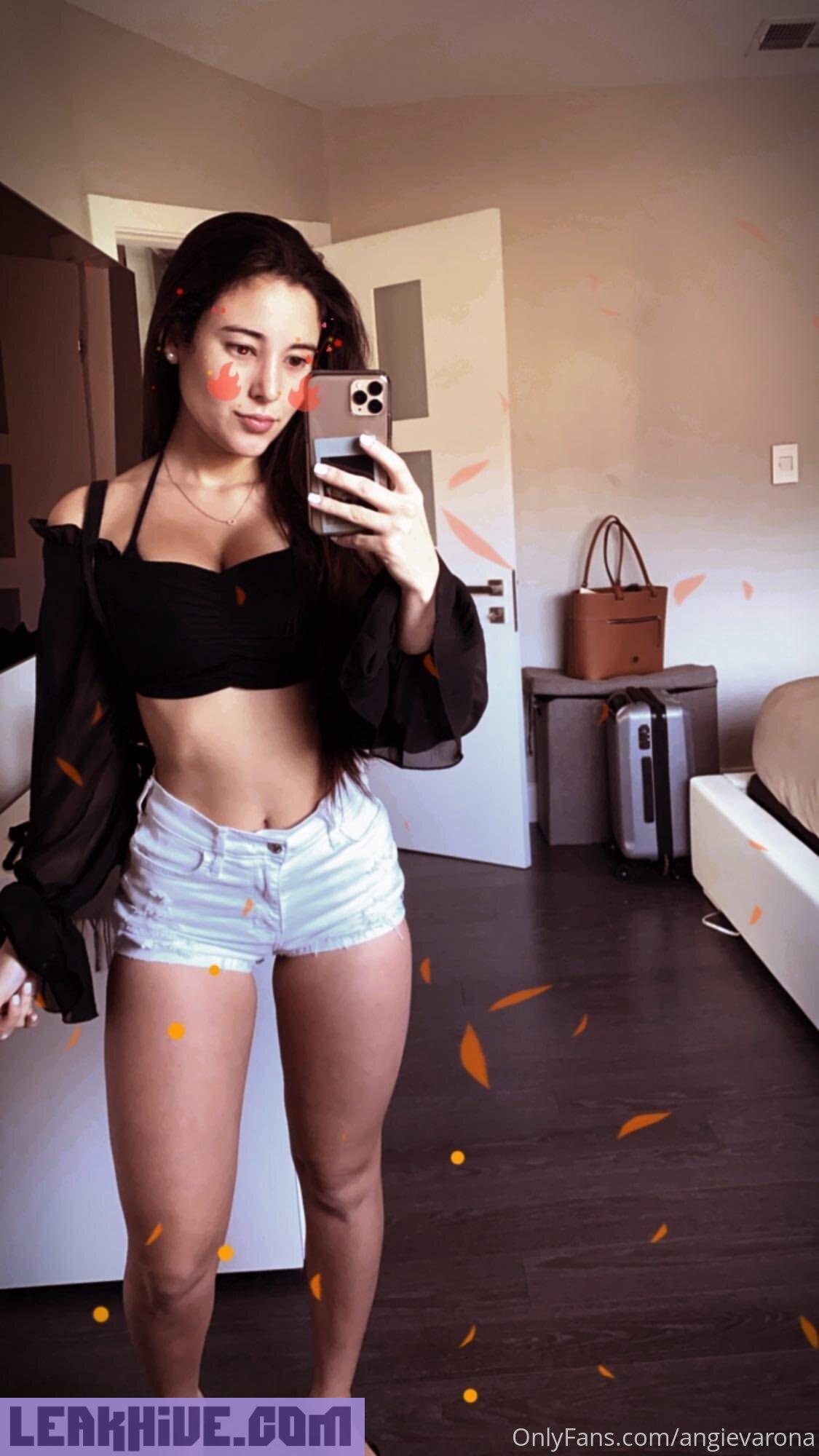 angie varona lingerie try on selfies set leaked KHOCGH