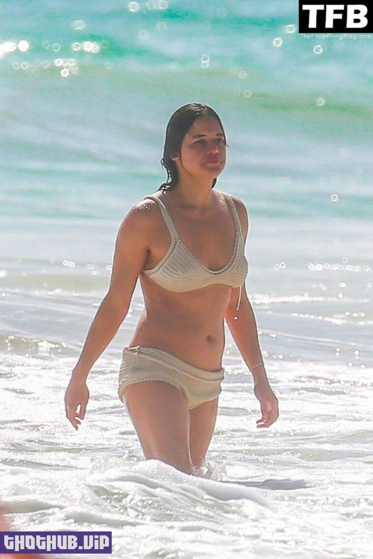 Best Michelle Rodriguez Has A Wardrobe Malfunction While On The Beach With A Mystery Woman (20 Photos) On Thothub Adult Pic Hq