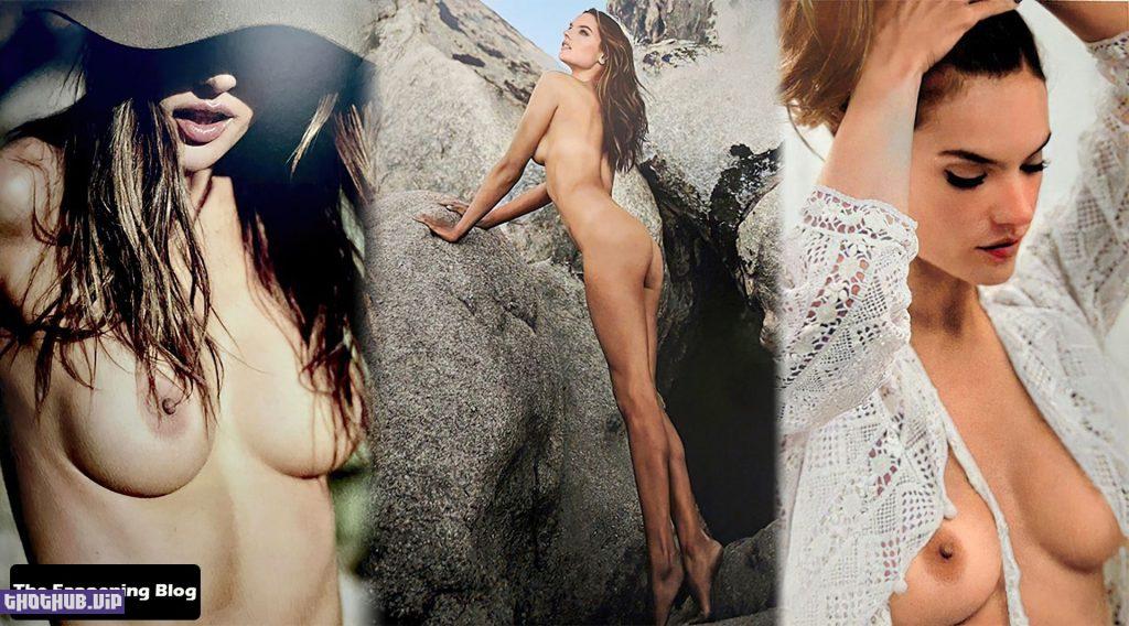 Alessandra AMbrosio Naked Ass and TOpless Tits 1 thefappeningblog.com