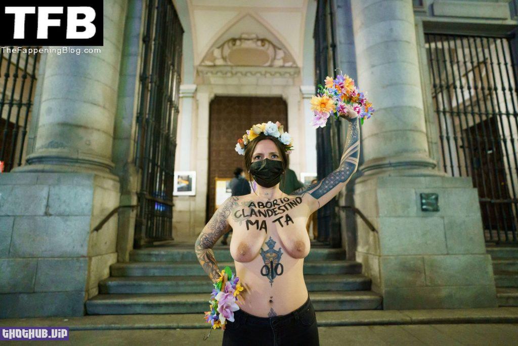 Femen Nude Protest The Fappening Blog 11