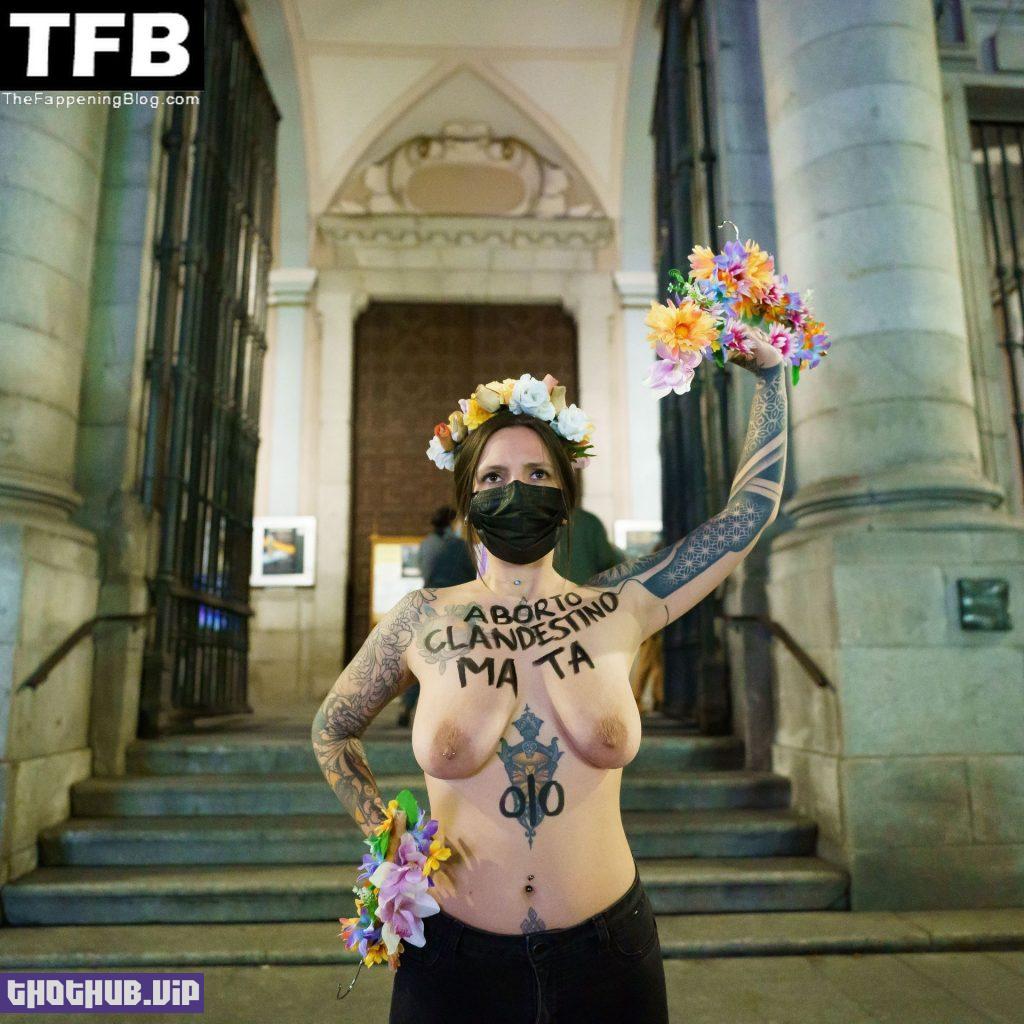 Femen Nude Protest The Fappening Blog 12