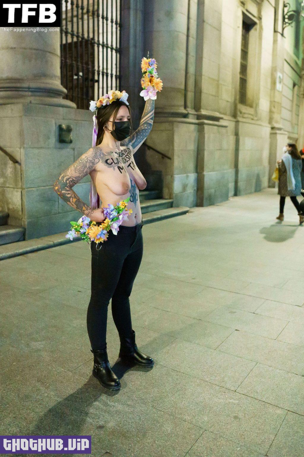 Femen Nude Protest The Fappening Blog 13
