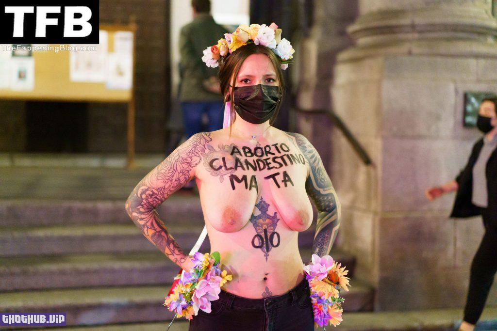 Femen Nude Protest The Fappening Blog 2