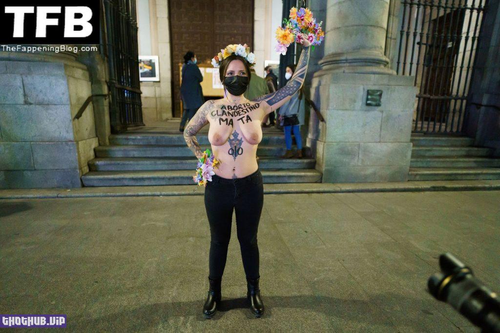 Femen Nude Protest The Fappening Blog 3