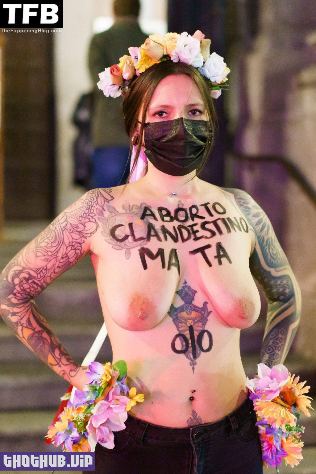 Femen Nude Protest The Fappening Blog 4