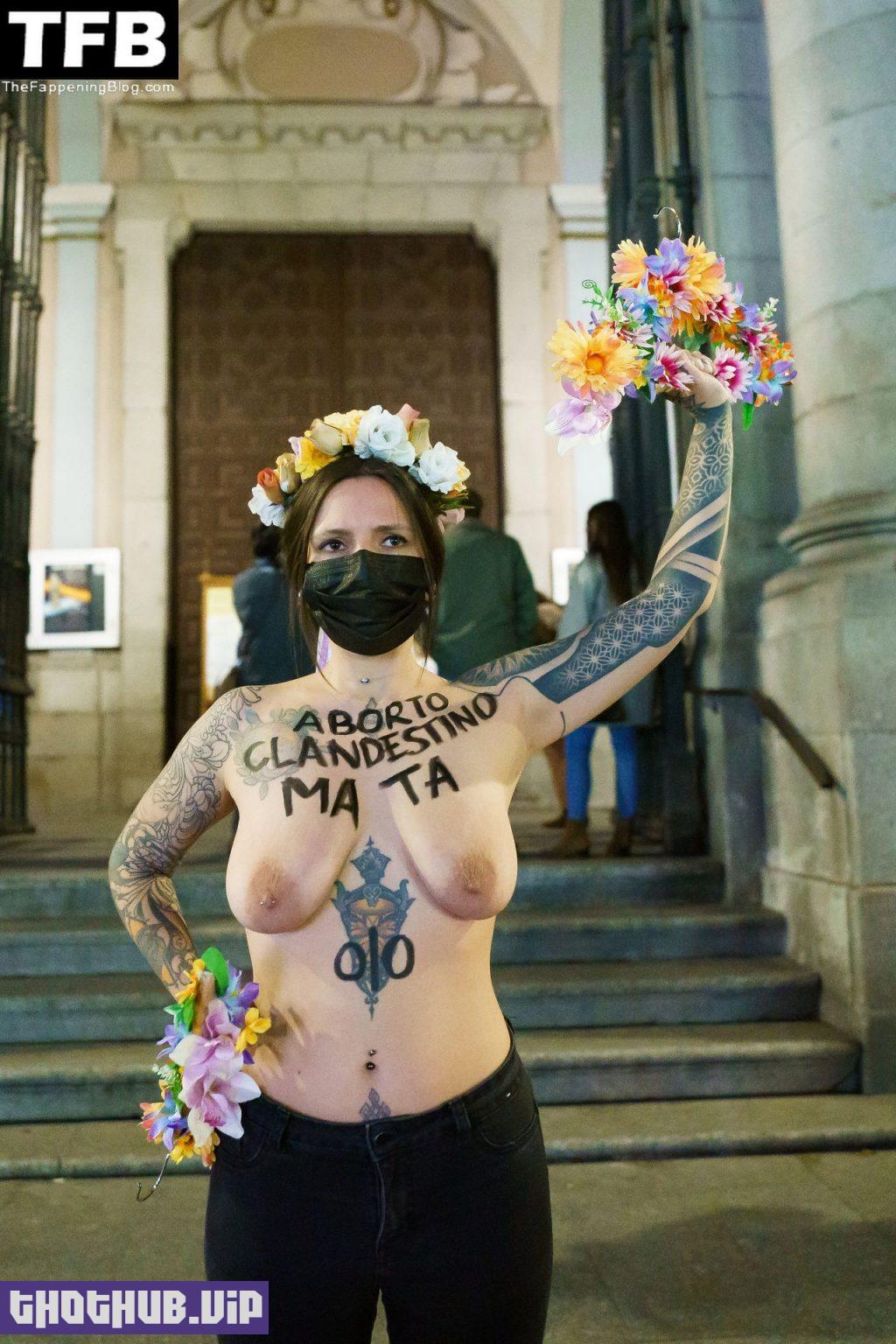 Femen Nude Protest The Fappening Blog 5