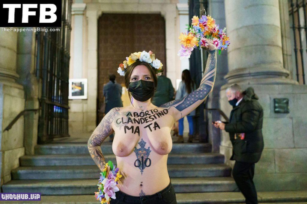 Femen Nude Protest The Fappening Blog 9