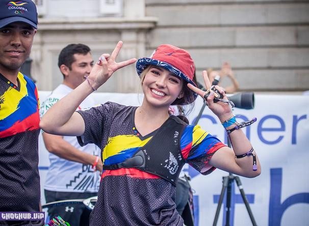 The archery champion girl from Colombian is getting famous on