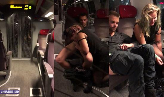 HOT BLOWJOB IN THE TRAIN NUDE On Thothub