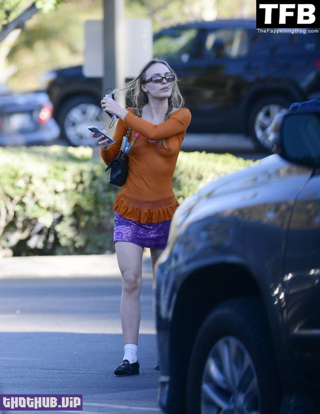 Lily Rose Depp Braless The Fappening Blog 11