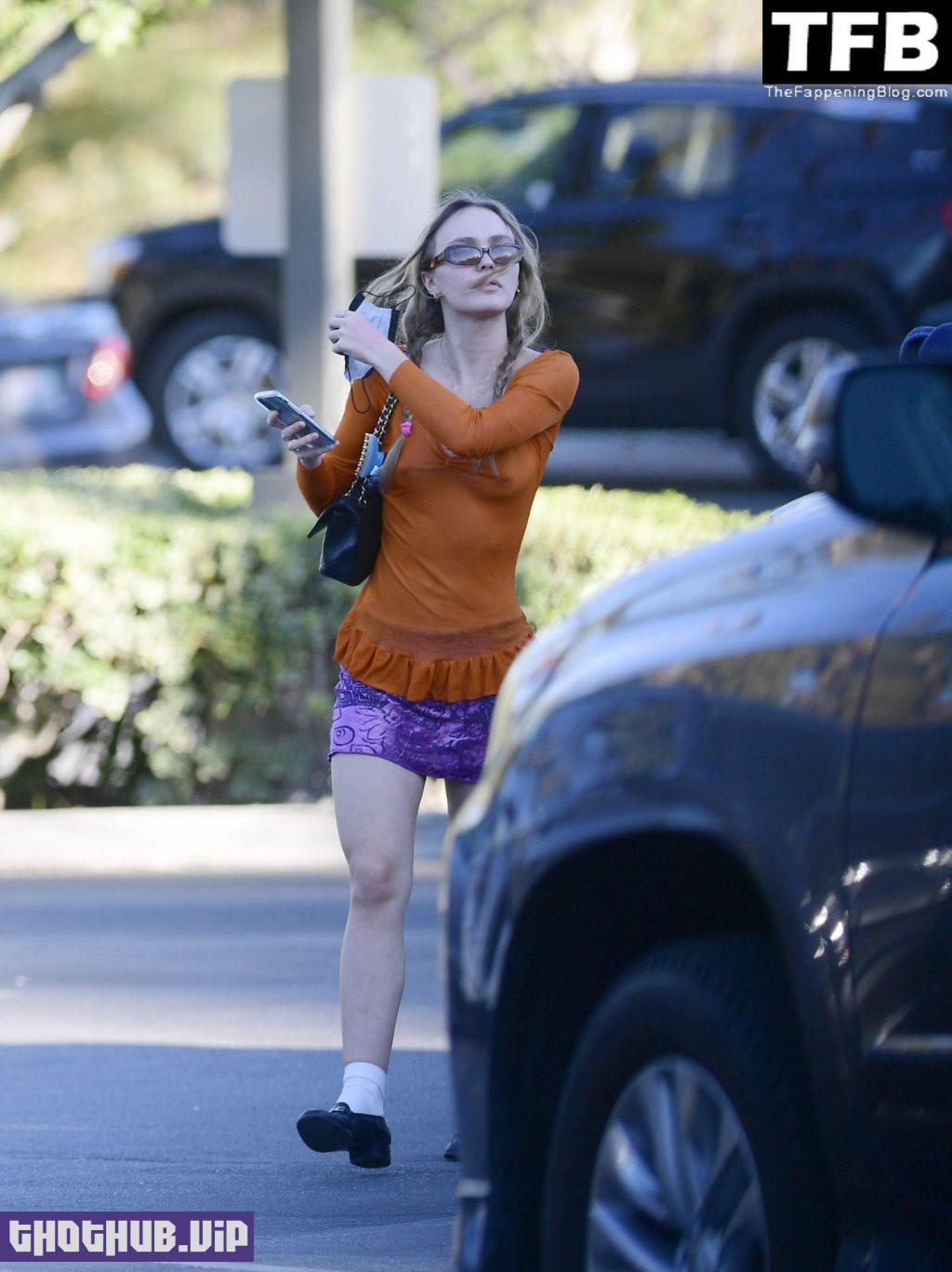 Lily Rose Depp Braless The Fappening Blog 12