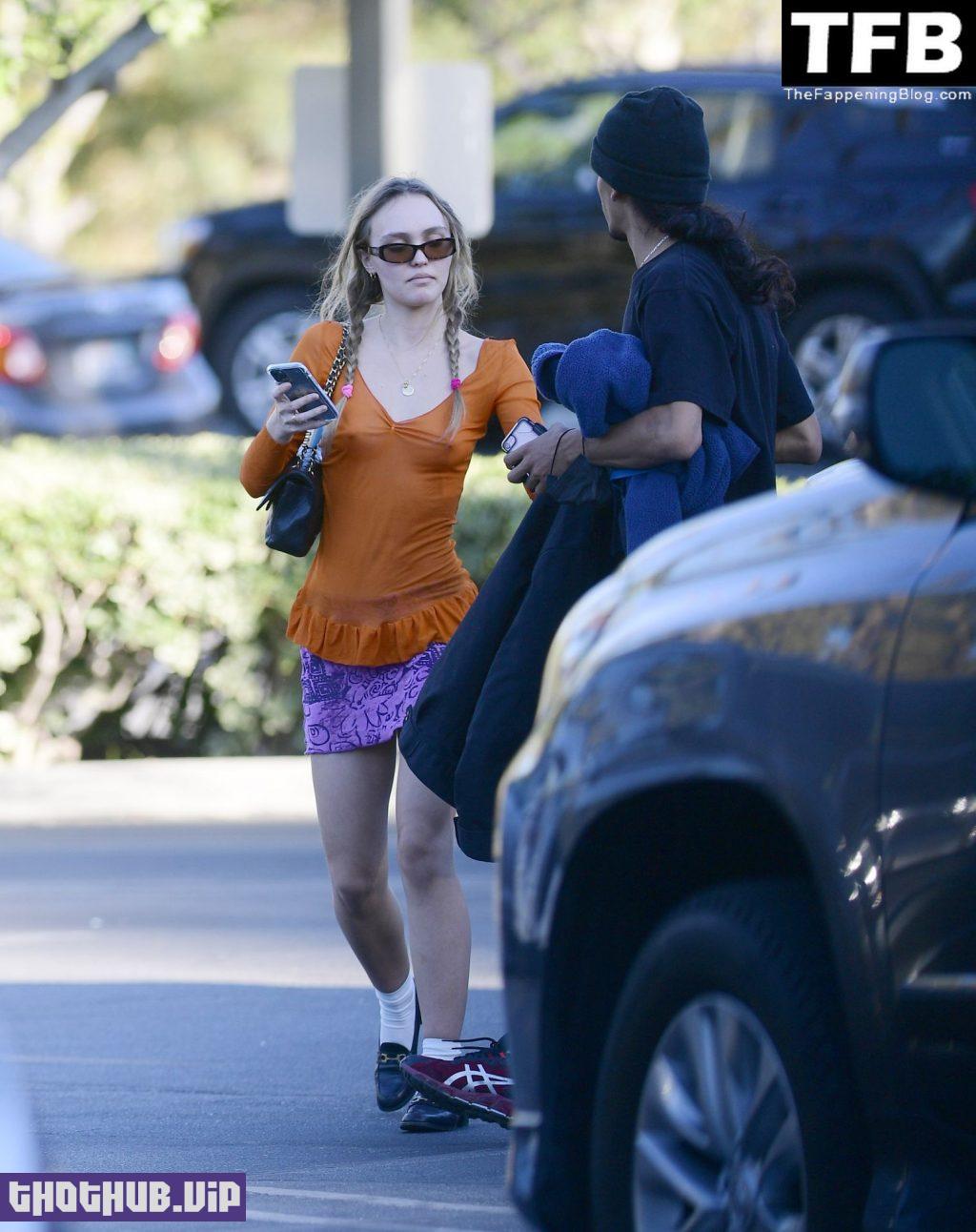 Lily Rose Depp Braless The Fappening Blog 14