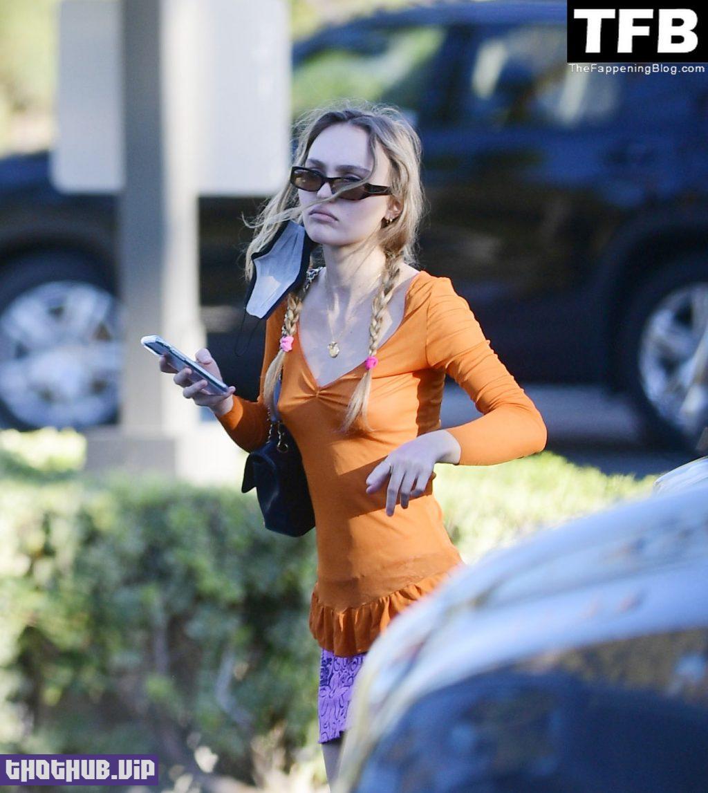 Lily Rose Depp Braless The Fappening Blog 3