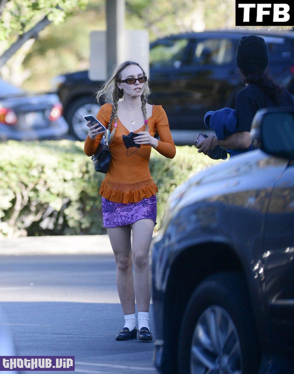 Lily Rose Depp Braless The Fappening Blog 8