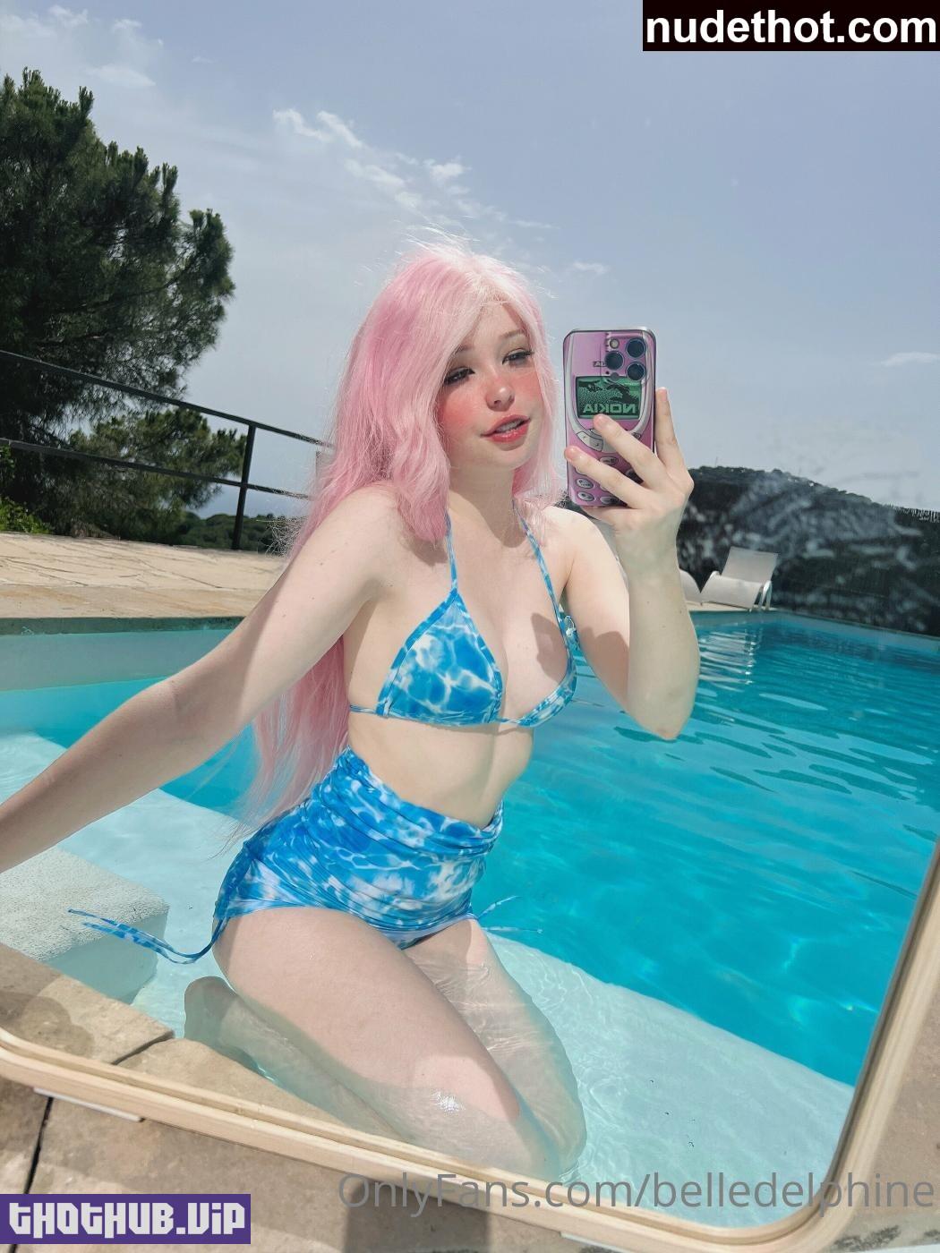 belle delphine nude pussy pool onlyfans set leaked RXDANK